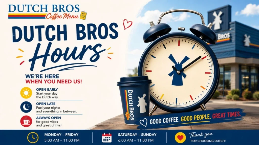 Dutch Bros Hours 2026, Open & Close Times 2 Dutch Bros Hours 2026